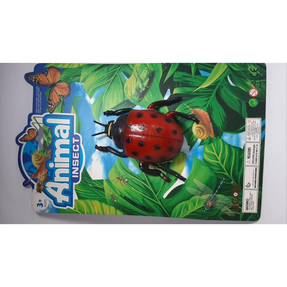 Műanyag Rovarok - Katicabogár (Többféle)  15 Cm