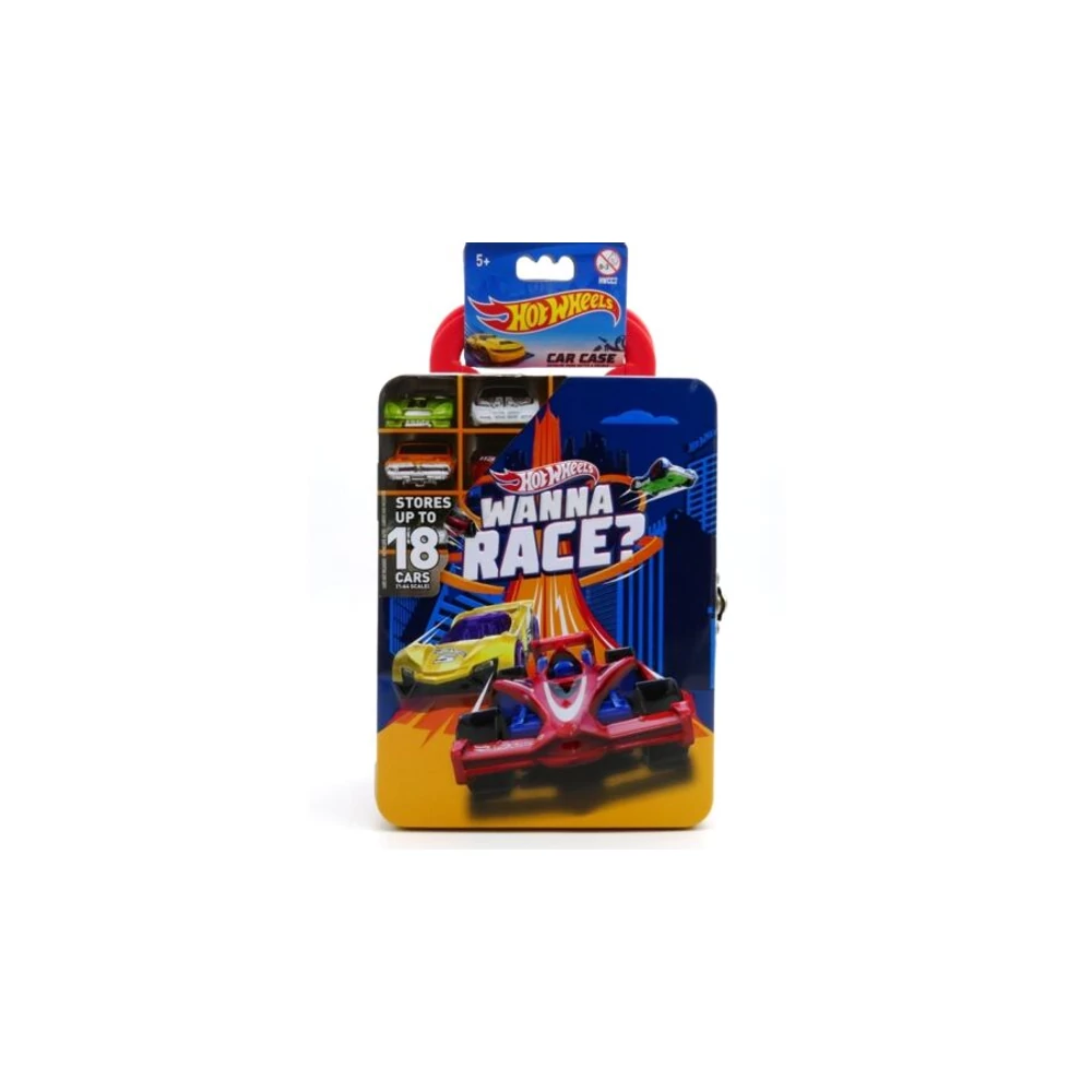 Hot Wheels Fém Kisautó Tároló Doboz - Többféle