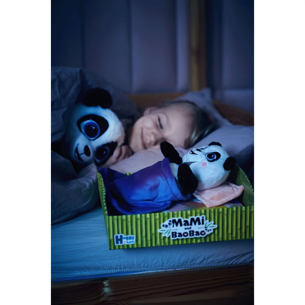 TM Toys Interaktív Plüss Panda: Mami &Baobao