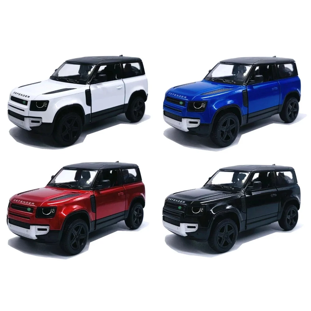 Kinsmart Landrover Defender 90 Fém Kisautó (1:36)- Többféle