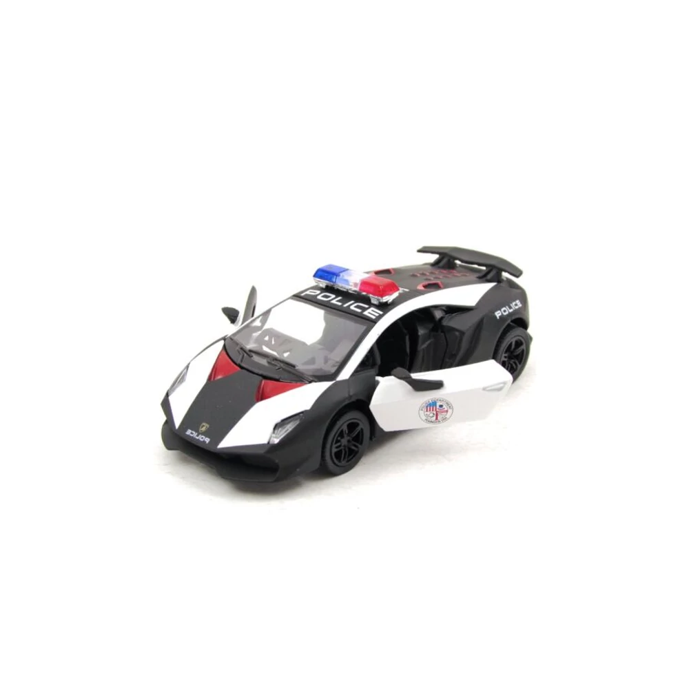 Kinsmart Lamborghini Sesto Elemento (Police) Fém Kisautó 1:38