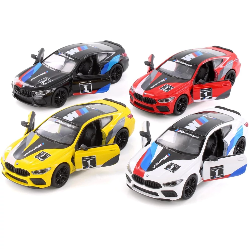 Kinsmart BMW M8 Competition Coupé Livery Edition Fém Kisautó- Többféle