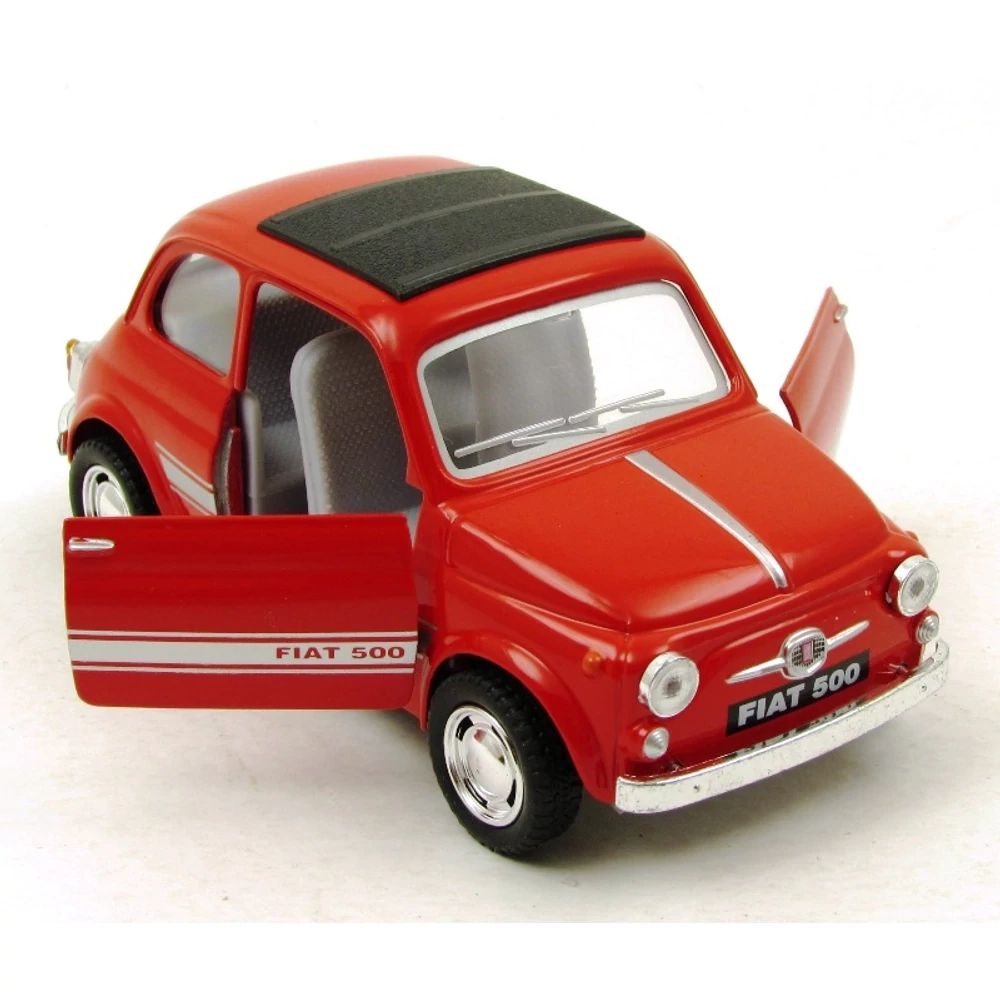 Kinsmart Fiat 500 Fém Kisautó (1:24)- Többféle