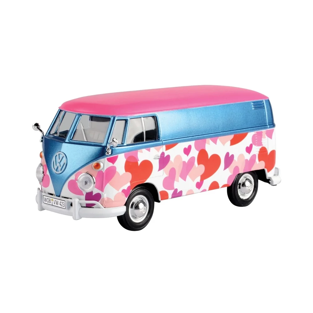 MotorMax Volkswagen  T1 Van Love Fém Kisautó (1:24 )-17 cm 