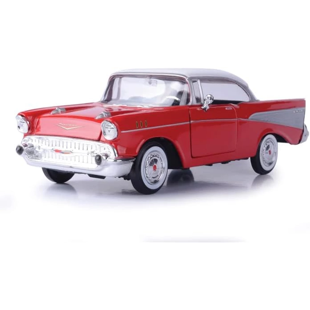 MotorMax Chevy Bel Air 1957 Fém Kisautó (1:24) - Piros