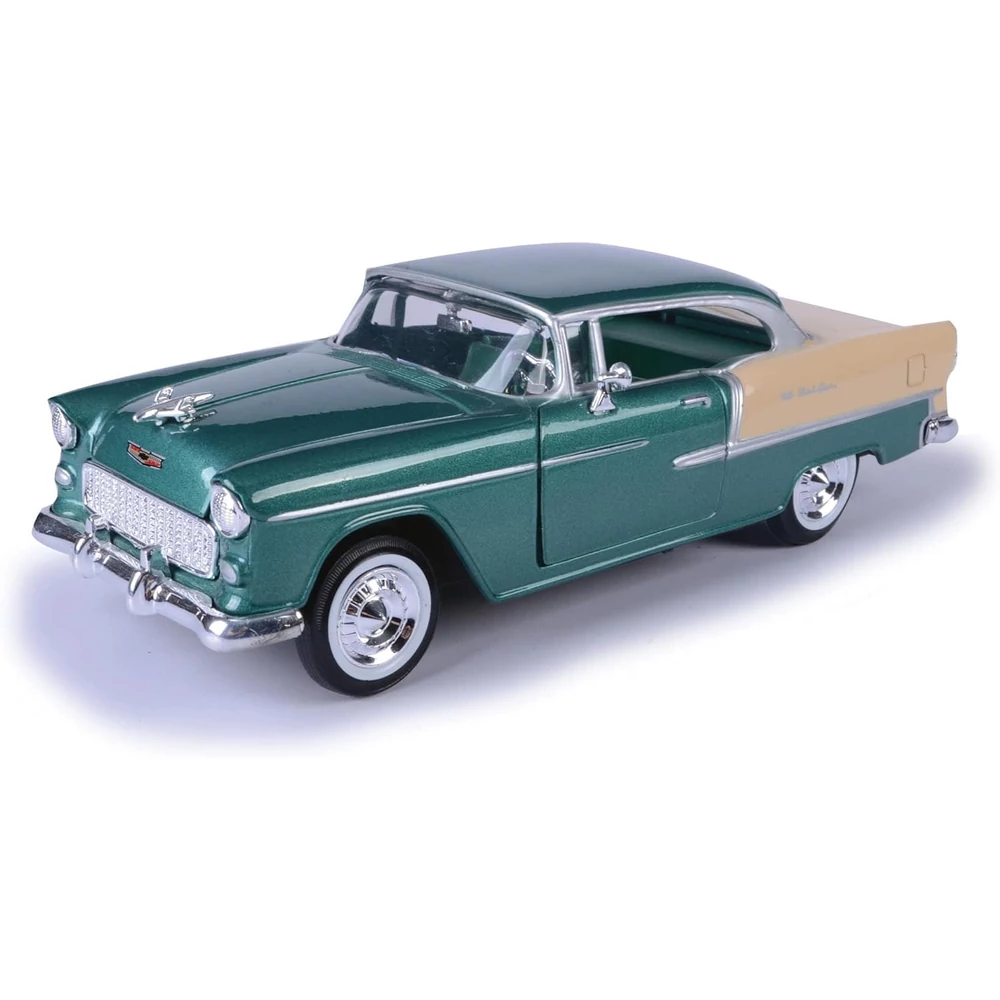 MotorMax 1955 Chevy Bel Air Fém Kisautó (1:24)- Zöld