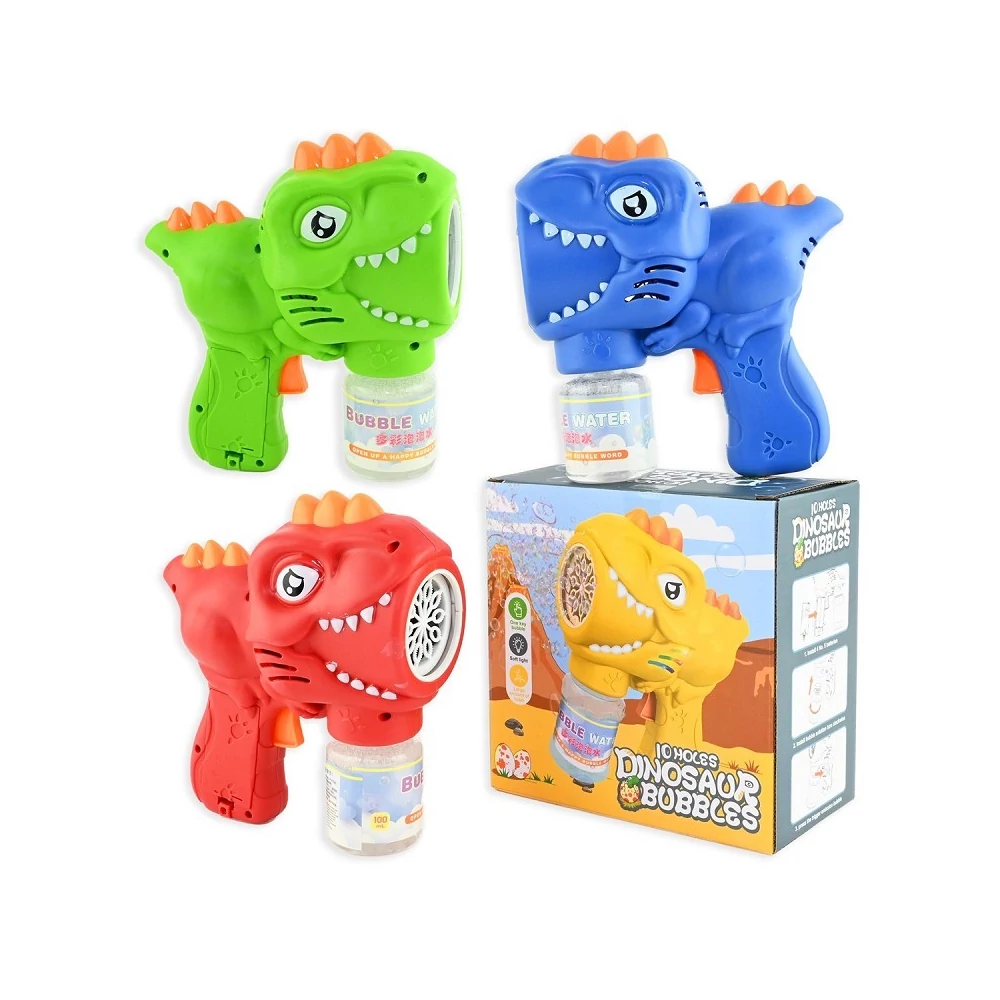 Dinoszauruszos buborékfújó tartályos- Többféle színben