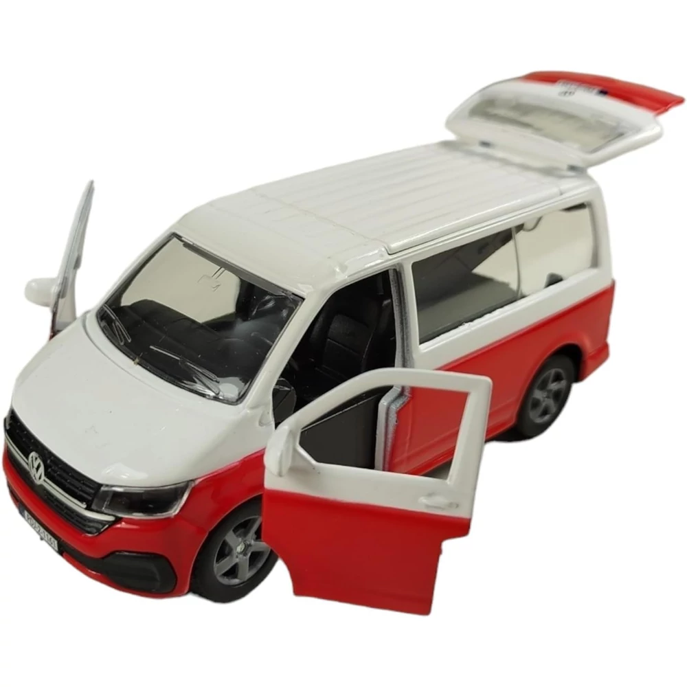 Kids Globe VW Transporter Camper Fém Kisautó 13,5 cm