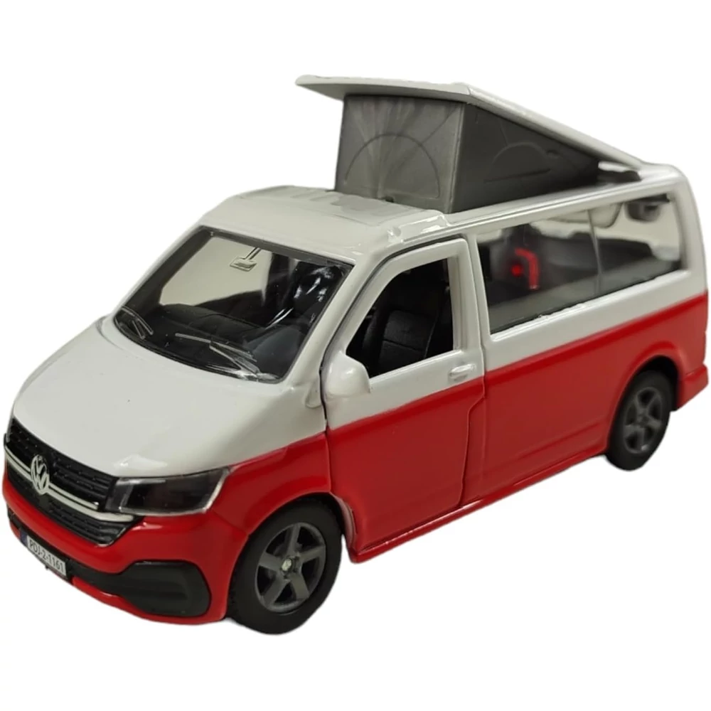 Kids Globe VW Transporter Camper Fém Kisautó 13,5 cm