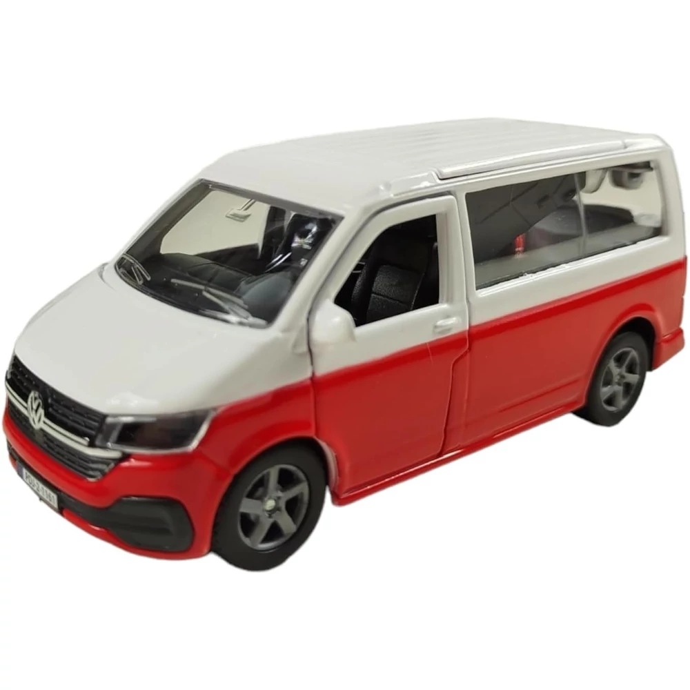 Kids Globe VW Transporter Camper Fém Kisautó 13,5 cm