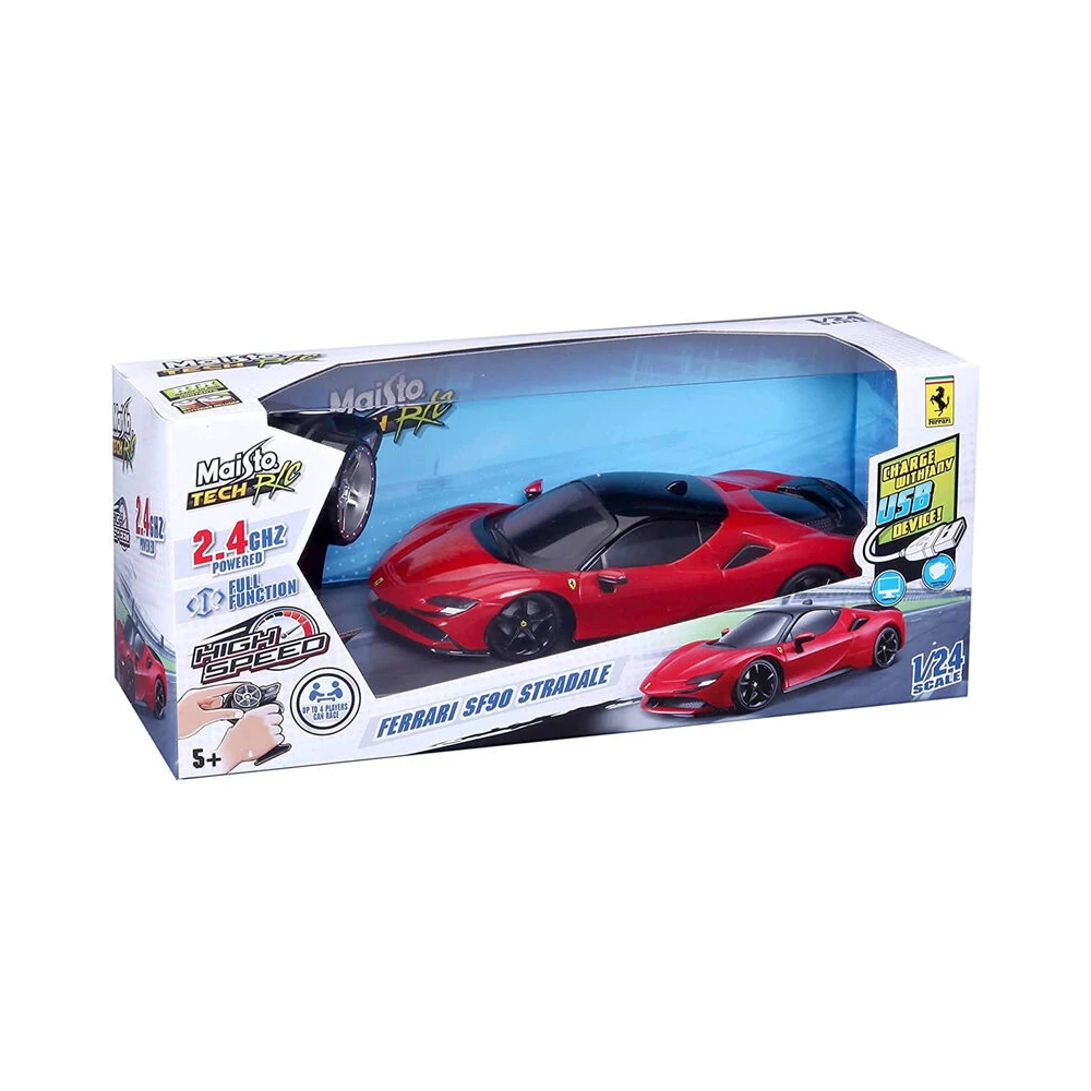 Maisto Tech Ferrari SF90 Stradale Távirányítós Autó 1/24