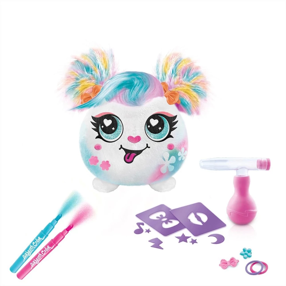 Airbrush Plush színezhező állatok - Hairific mini - többféle