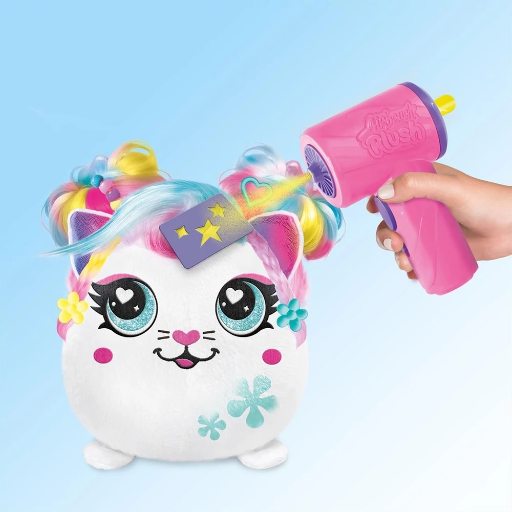 Airbrush Plush színezhező állatok - Hairific puha pajti - többféle