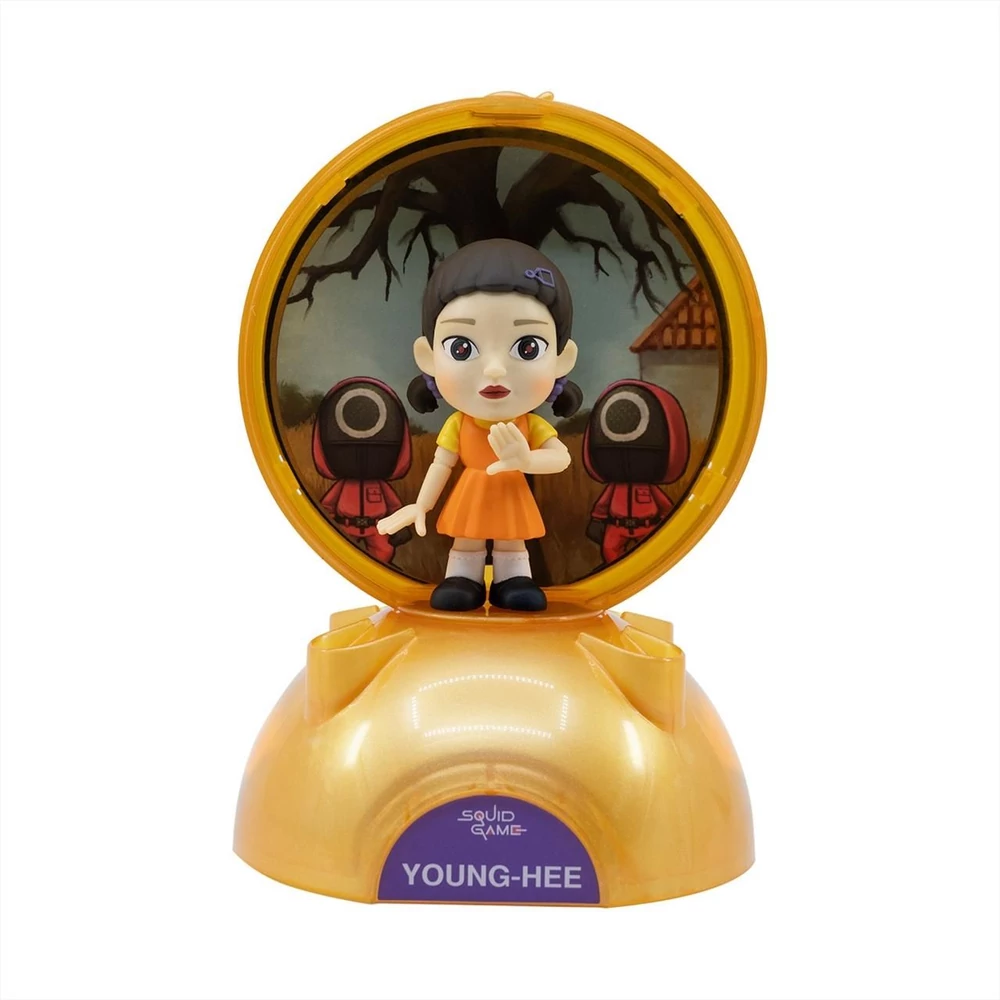YuMe Squid Game Piggy Bank meglepetés mini figura szerencsemaacban