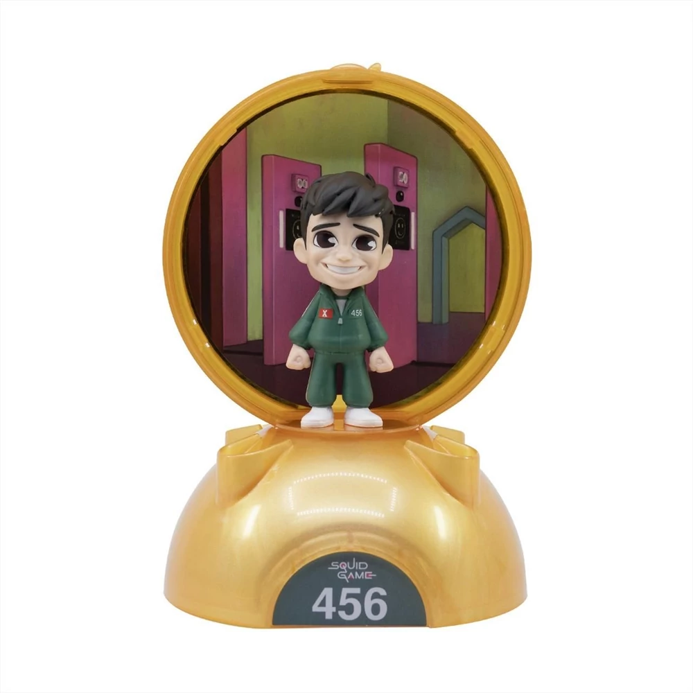 YuMe Squid Game Piggy Bank meglepetés mini figura szerencsemaacban