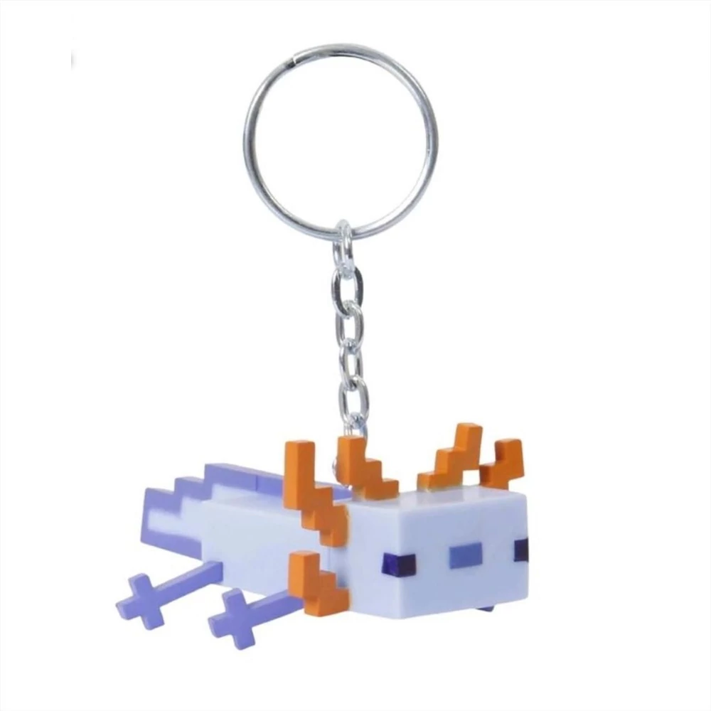 Minecraft meglepetés figura kulcstartó, 13 cm, 2. sorozat - többféle