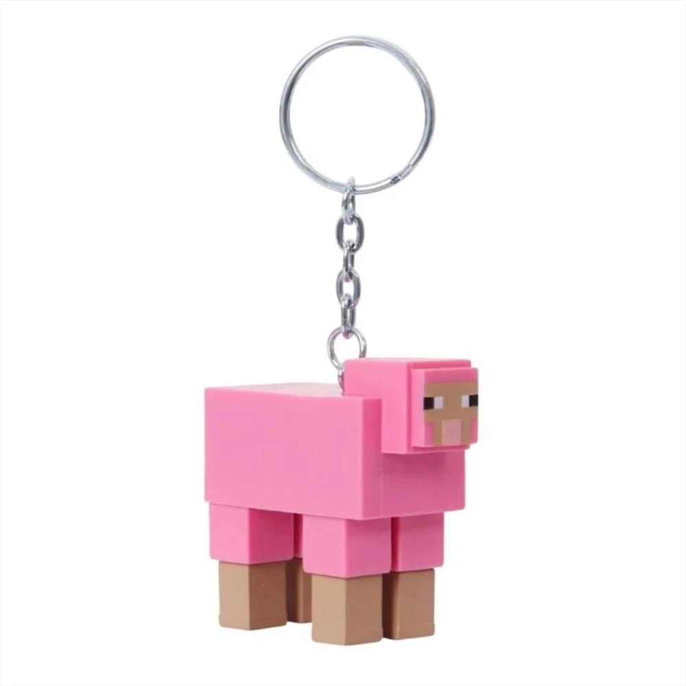 Minecraft meglepetés figura kulcstartó, 13 cm, 2. sorozat - többféle