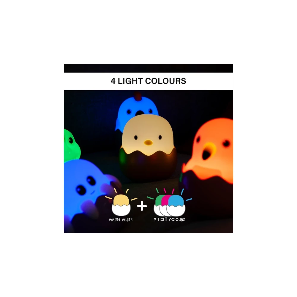 Eggy & Friends Mystery Lights - Gyűjthető LED Meglepetés Figura (Blind Box)