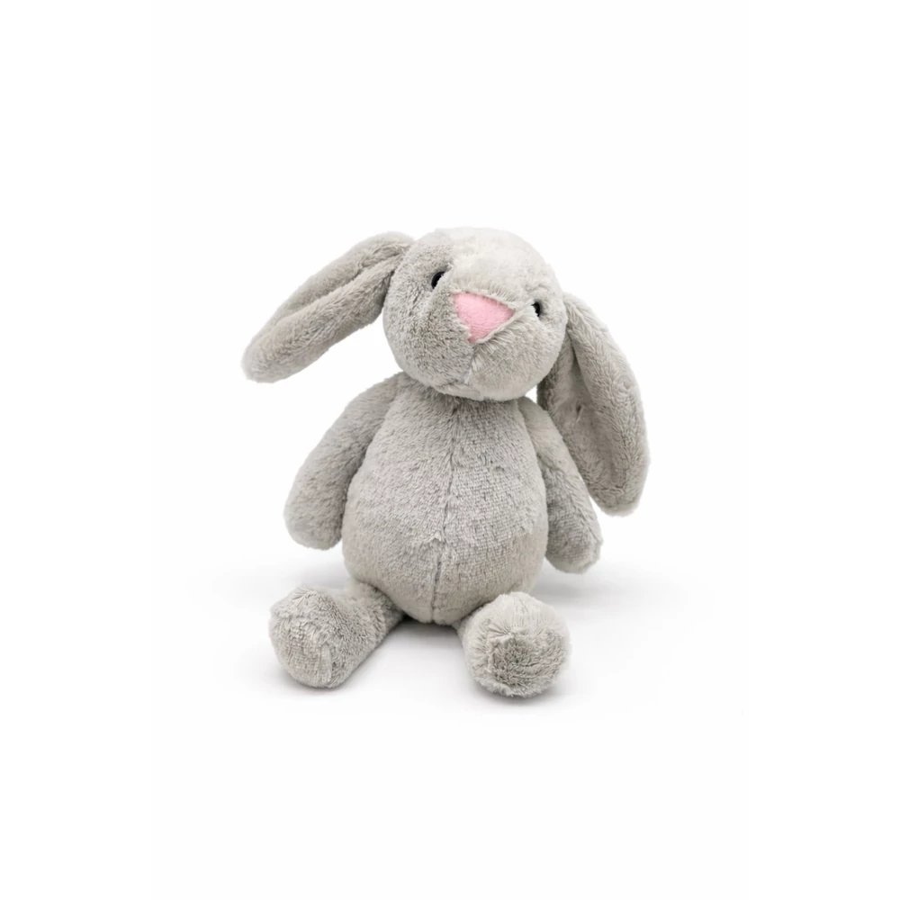 Plüss nyuszi 20 cm akasztóval- Szürke