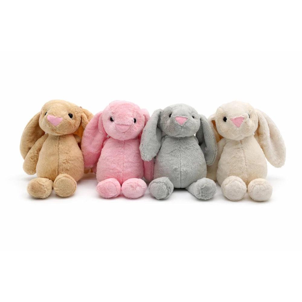 Plüss nyuszi 20 cm akasztóval- Szürke