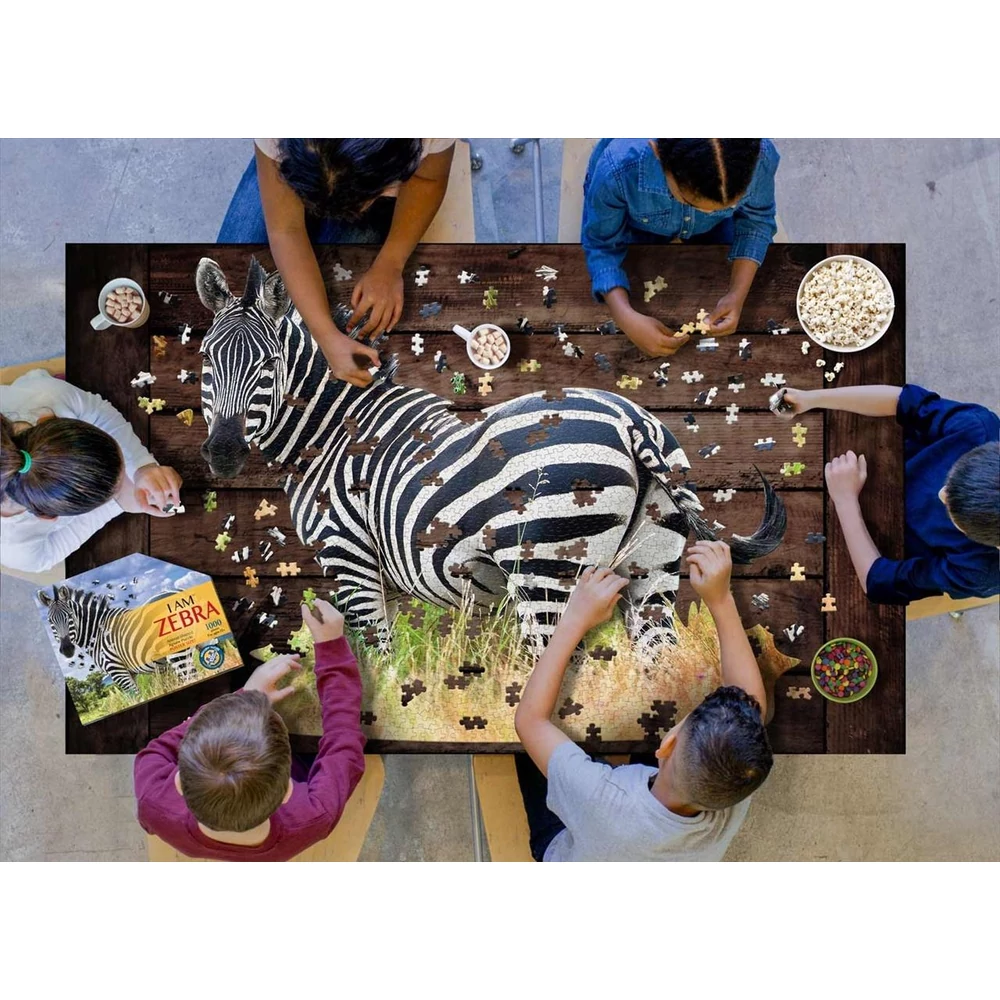 Wow, Puzzle 1000 Db - Zebra