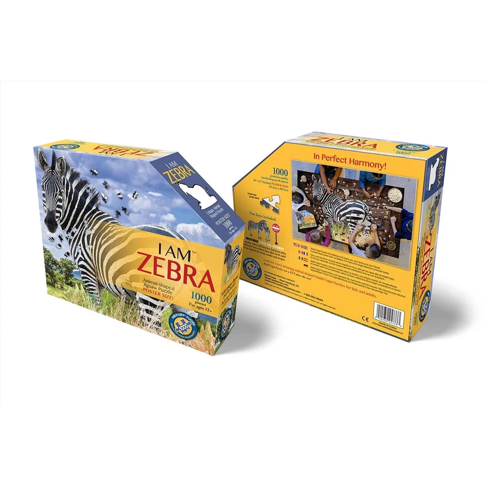 Wow, Puzzle 1000 Db - Zebra