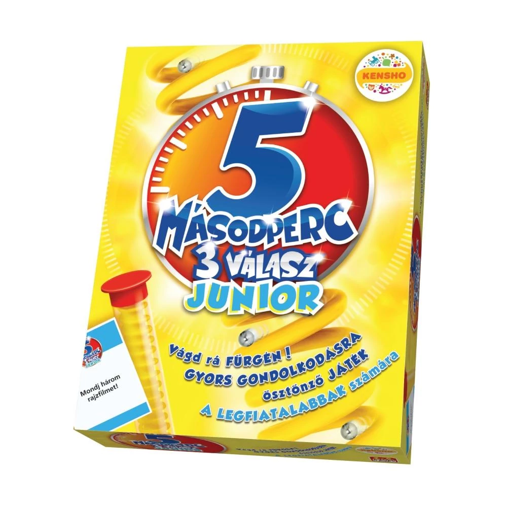 Megableu, 5 Másodperc 3 Válasz Junior társasjáték