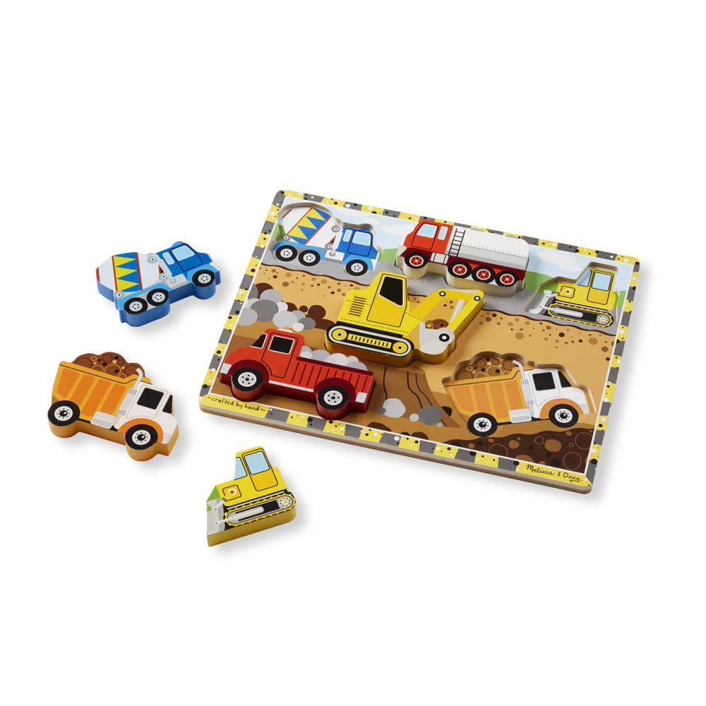 M&D, Készségfejlesztő Játék, Könnyen Megfogható Puzzle, Munkagépek