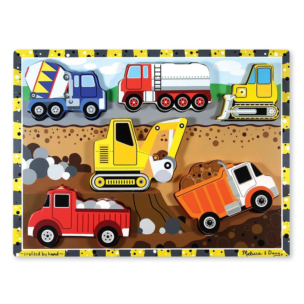 M&D, Készségfejlesztő Játék, Könnyen Megfogható Puzzle, Munkagépek