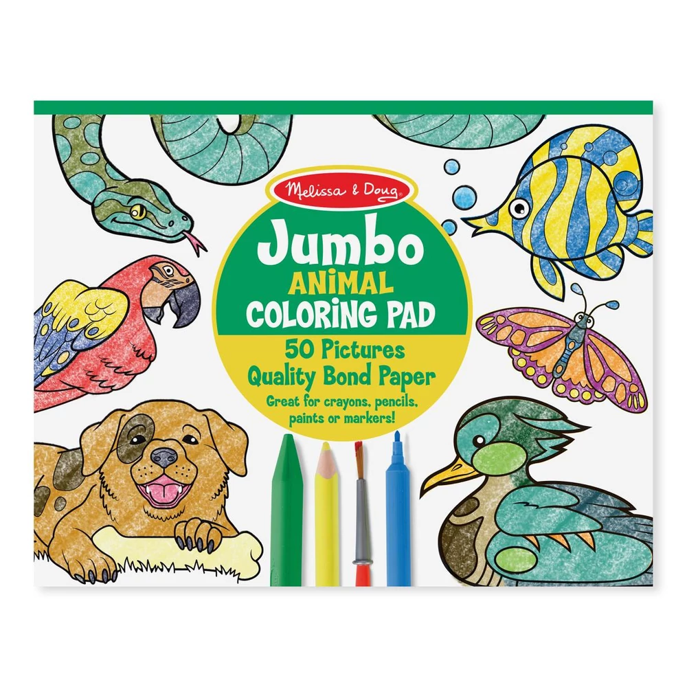 M&D, Kreatív Játék, Jumbo Színező, Állatok
