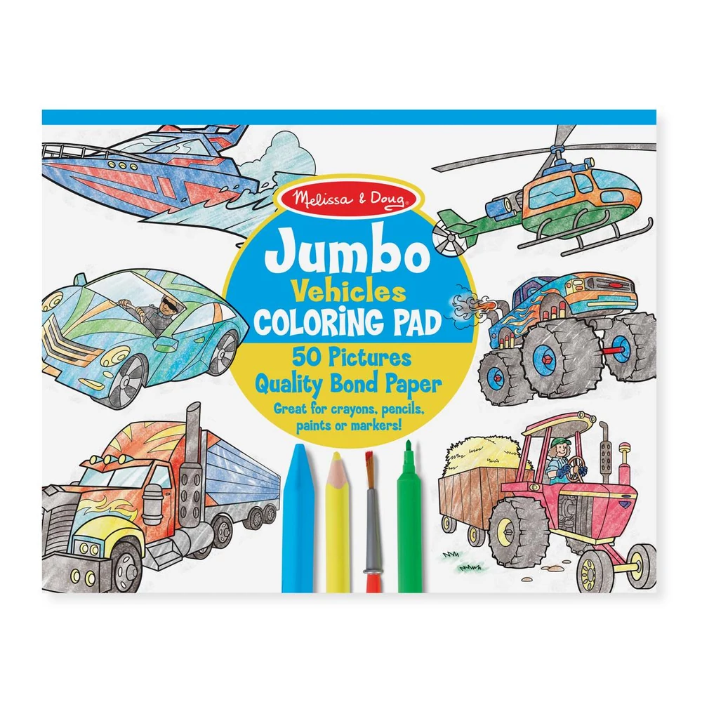 M&D, Kreatív Játék, Jumbo Színező, Járművek
