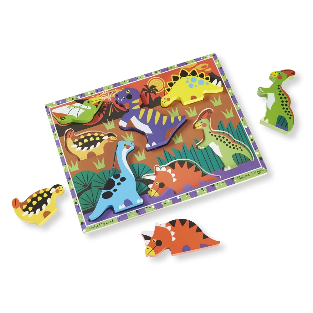 M&D, Készségfejlesztő Játék, Könnyen Megfogható Puzzle, Dínók