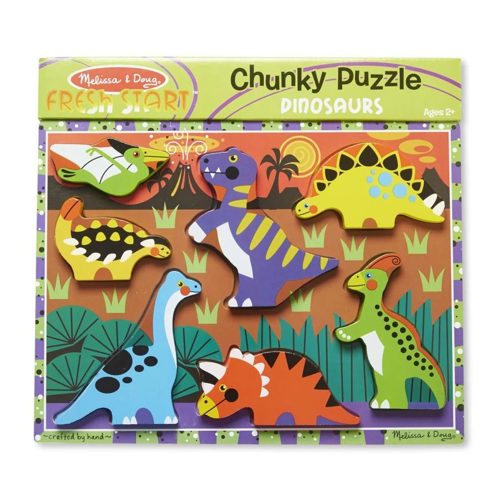 M&D, Készségfejlesztő Játék, Könnyen Megfogható Puzzle, Dínók