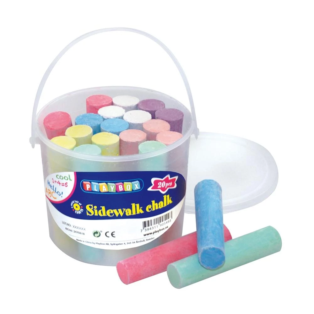 Playbox, Aszfaltkréta, 20 Db