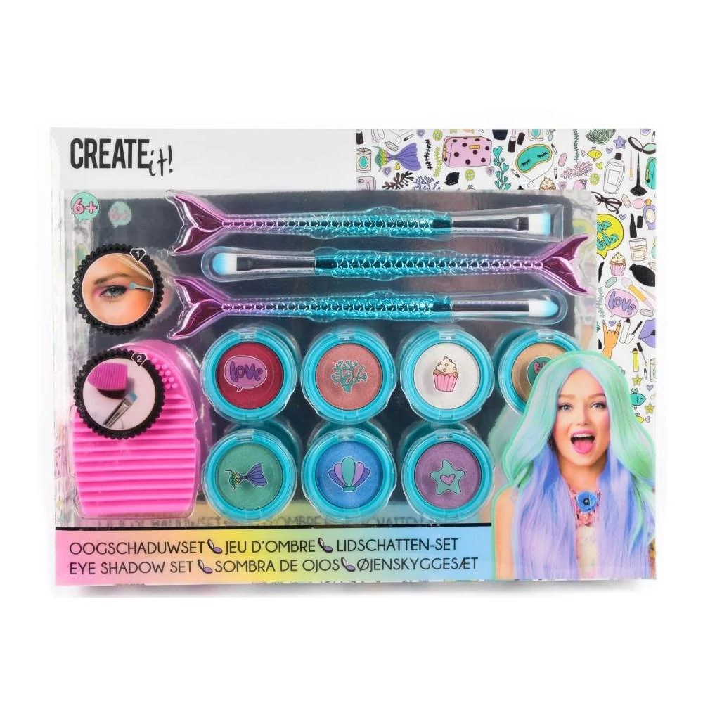 Canenco, Create It! Sellő Szemhéjpúder 11 Db-Os Készlet