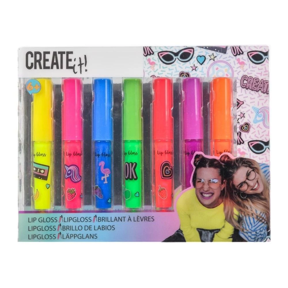 Canenco, Create It! Ajakfény 7 Db-Os Fénylő Neon Színekben