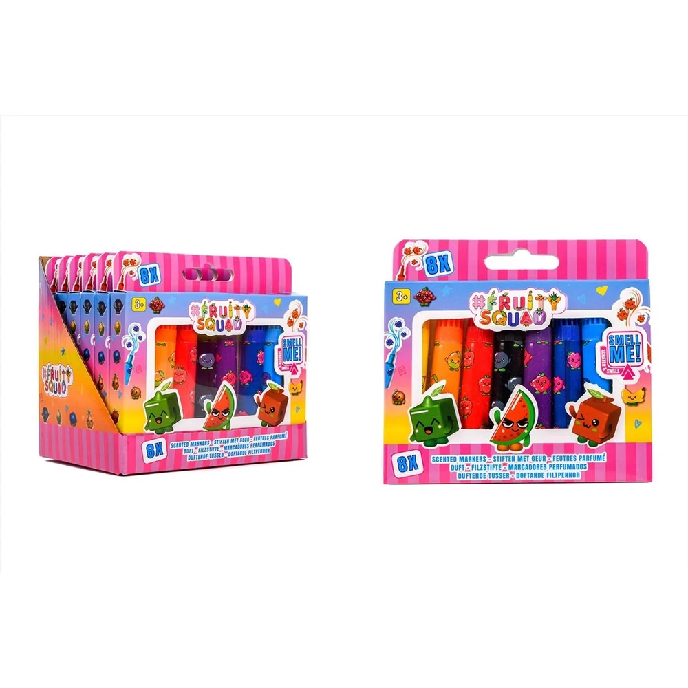 Canenco, Fruitysquad Illatos Mini Filctollak, 8 Db