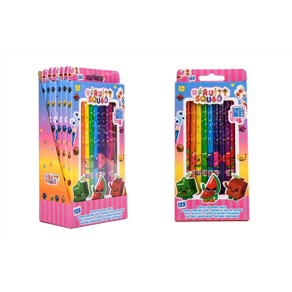 Canenco, Fruitysquad Illatos Színes Ceruzák, 12 Db