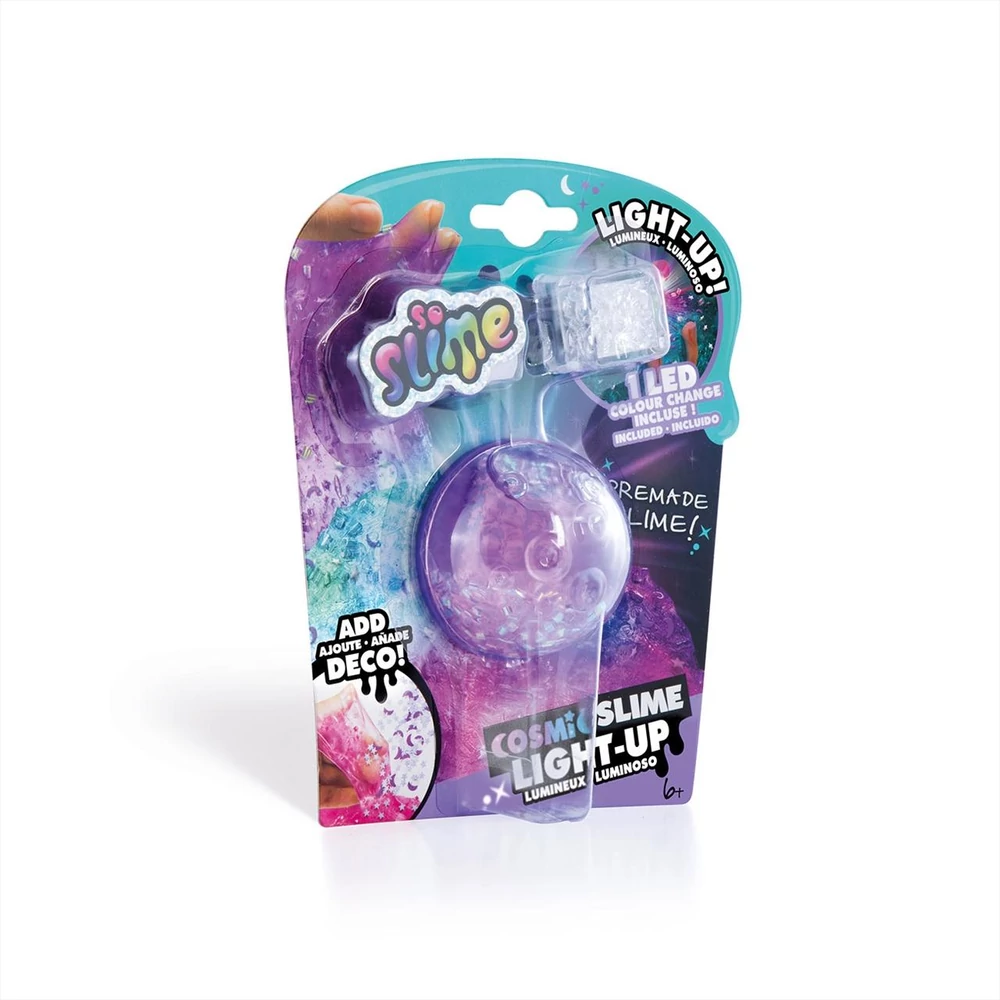 So Slime LED-del világító kozmikus slime, 1 db-os, többféle