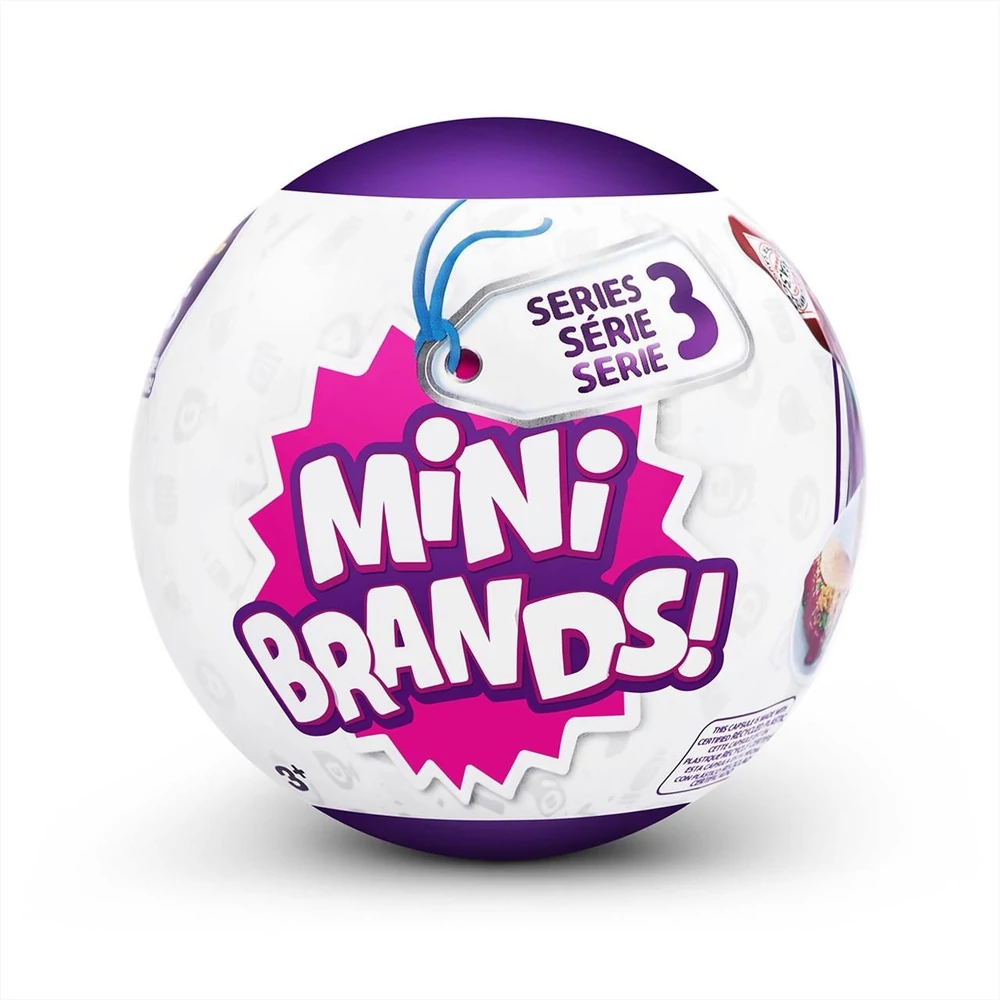 Shopping Mini Brands mini világmárkák meglepetés csomag, 5 db-os - 3. széria
