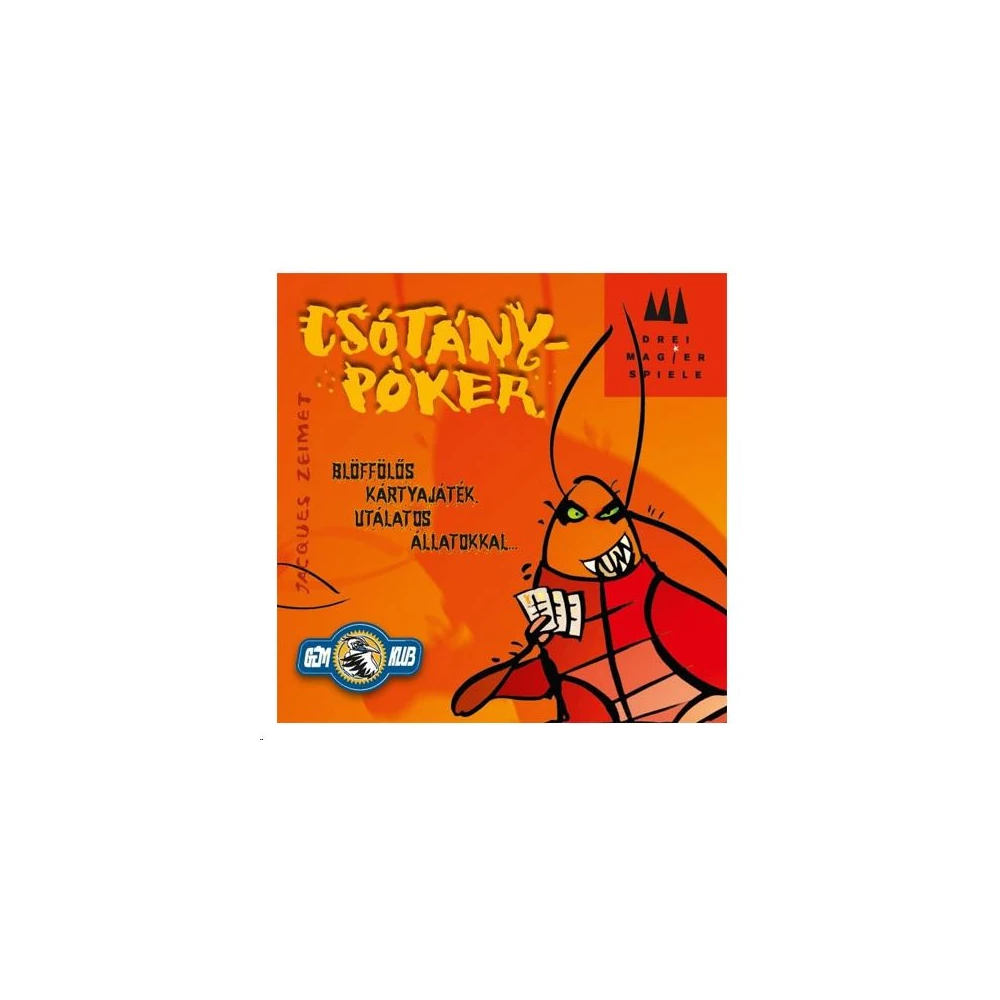 Drei Magier Spiele Csótánypóker kártyajáték (DRE26560)