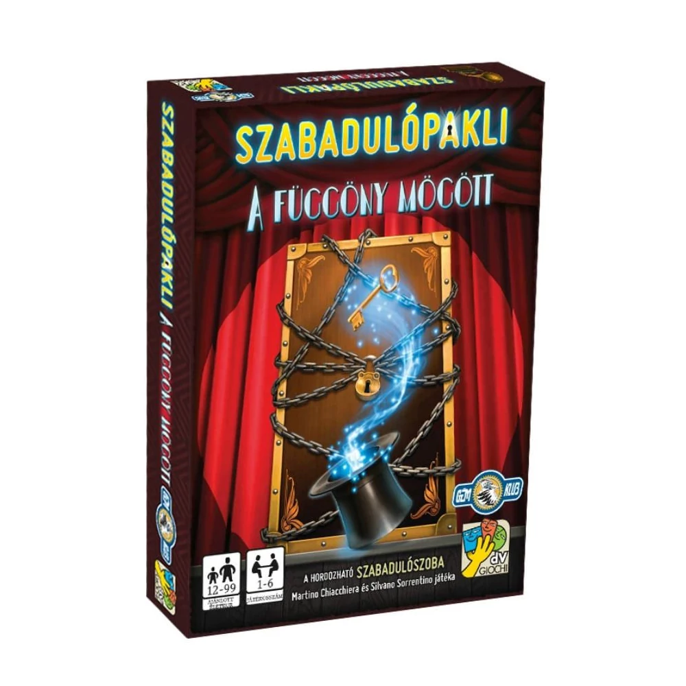 dV Giochi Szabadulópakli: A függöny mögött társasjáték (DAV34125)