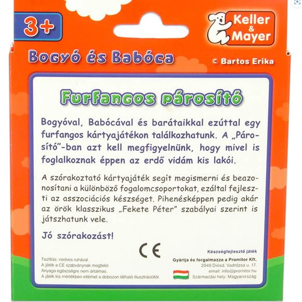 Keller & Mayer Bogyó és Babóca: Furfangos párosító kártyajáték (713229)