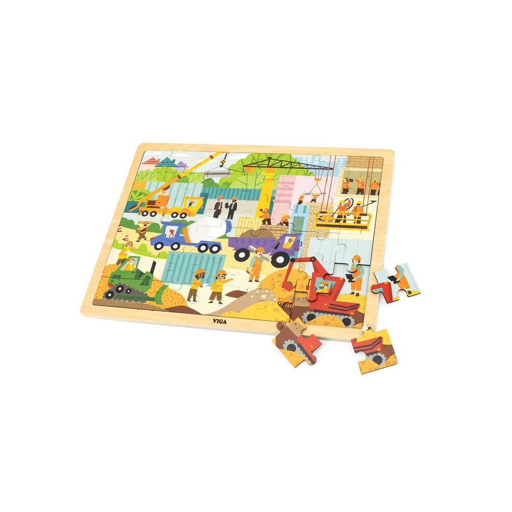 48 db-os puzzle - munkagépek