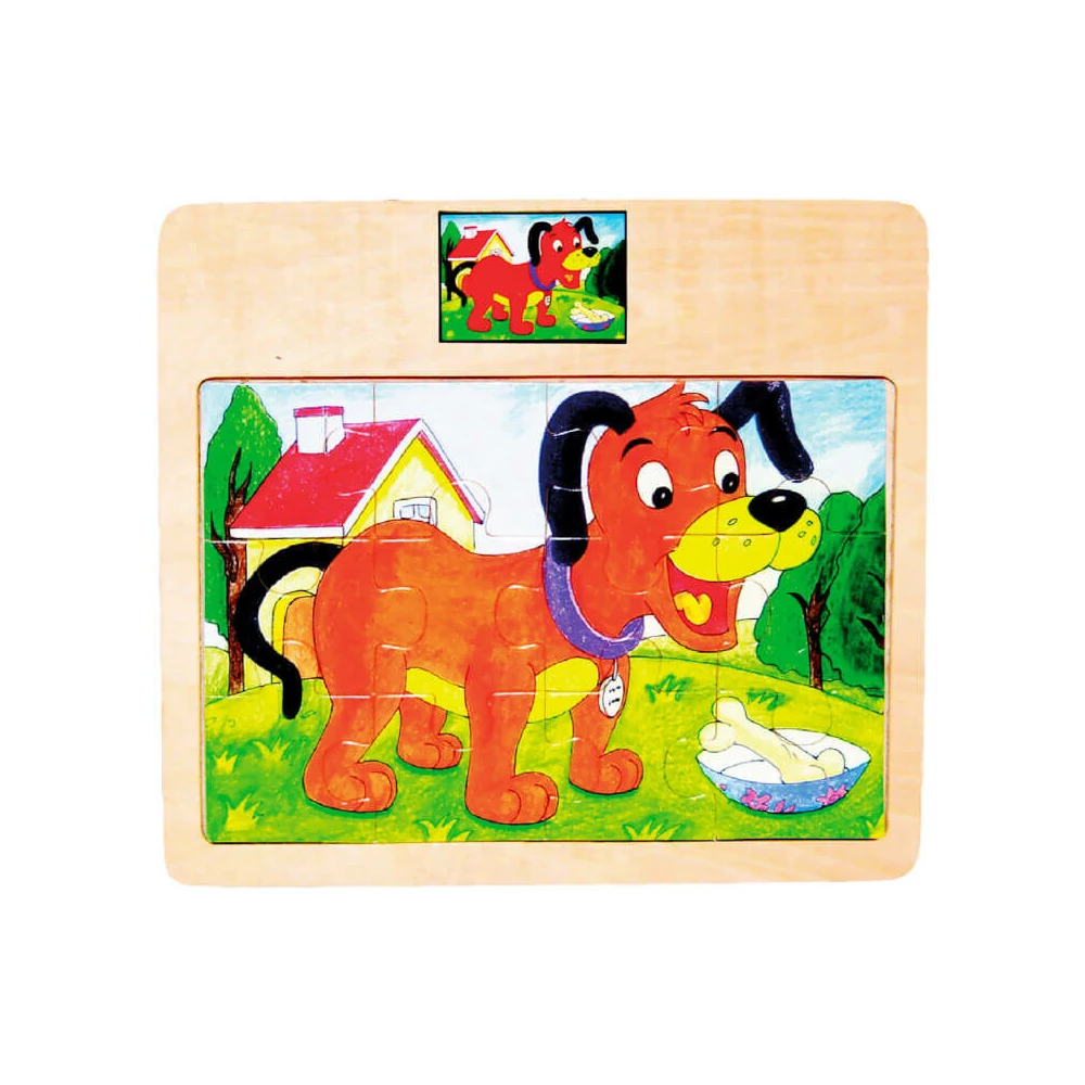 12 db-os kutyás puzzle