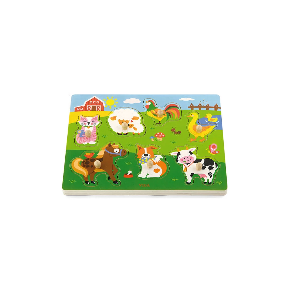 Fogantyús puzzle - farmos (hangot adó)