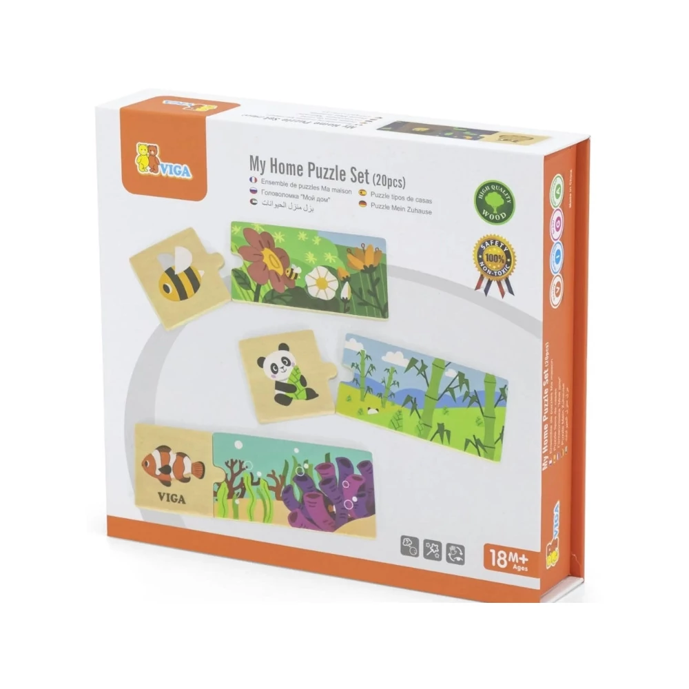 Otthonom puzzle - állatos