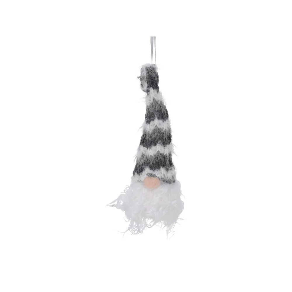 Dekorációs figura (orrtörp sötétszürke)