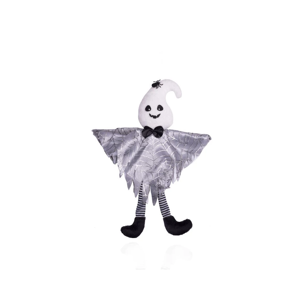 Halloween dekorációs figura (szellem, fehér poncsóban)