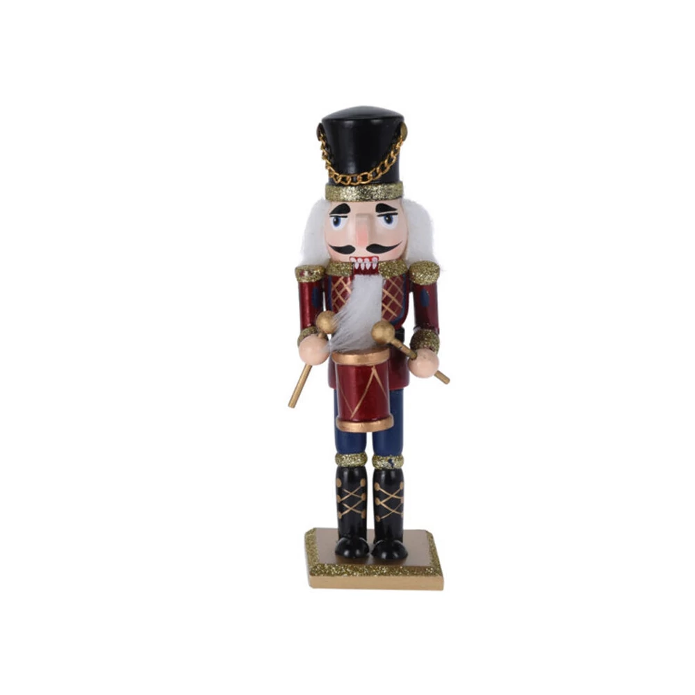 Diótörő (kék nadrágban, dobbal, 25 cm-es)